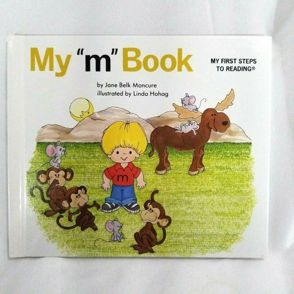 My First Steps to Reading My M m Book by Jane Belk Moncure 1991 Home School - Picture 1 of 5